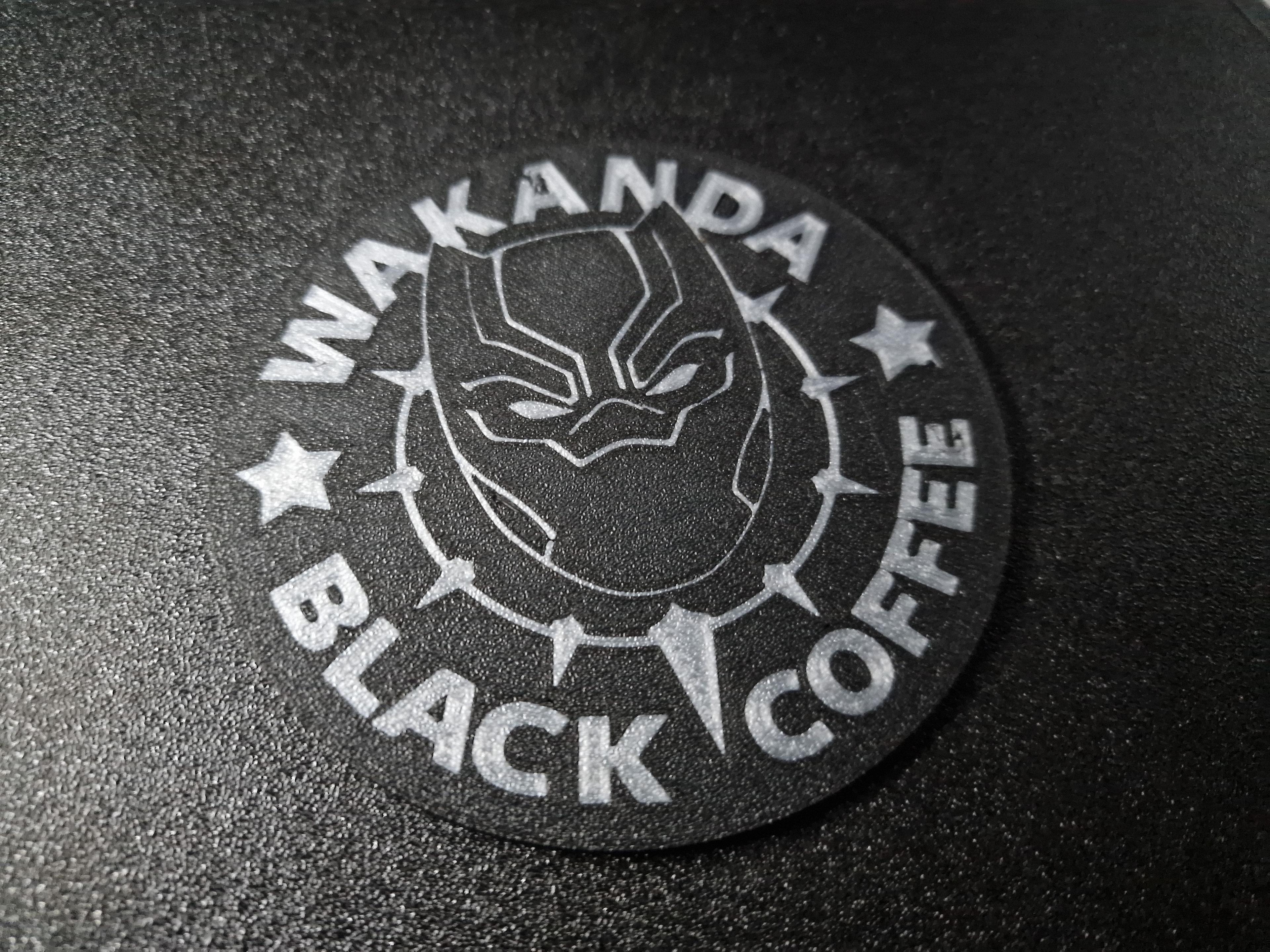 Black Panther Wakanda Coaster (AMS Ready) 3d model