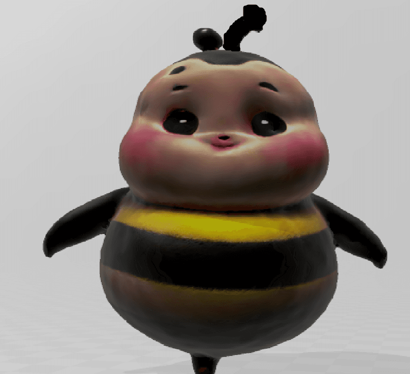chubby bee brother 2 3d model
