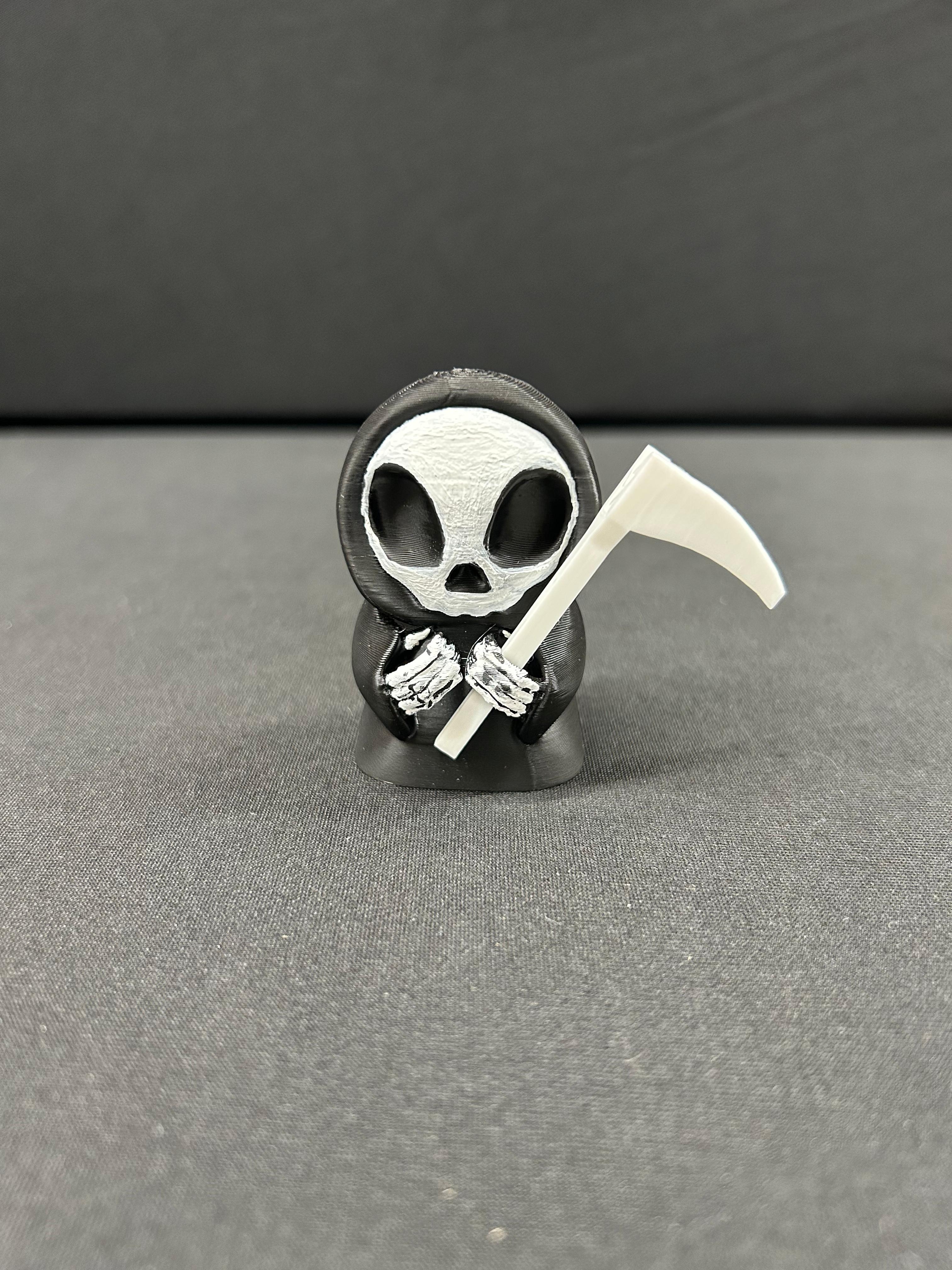 Grim Reaper Note Holder 1 3d model