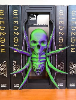Skull Spider: Adjustable Book Nook 3d model