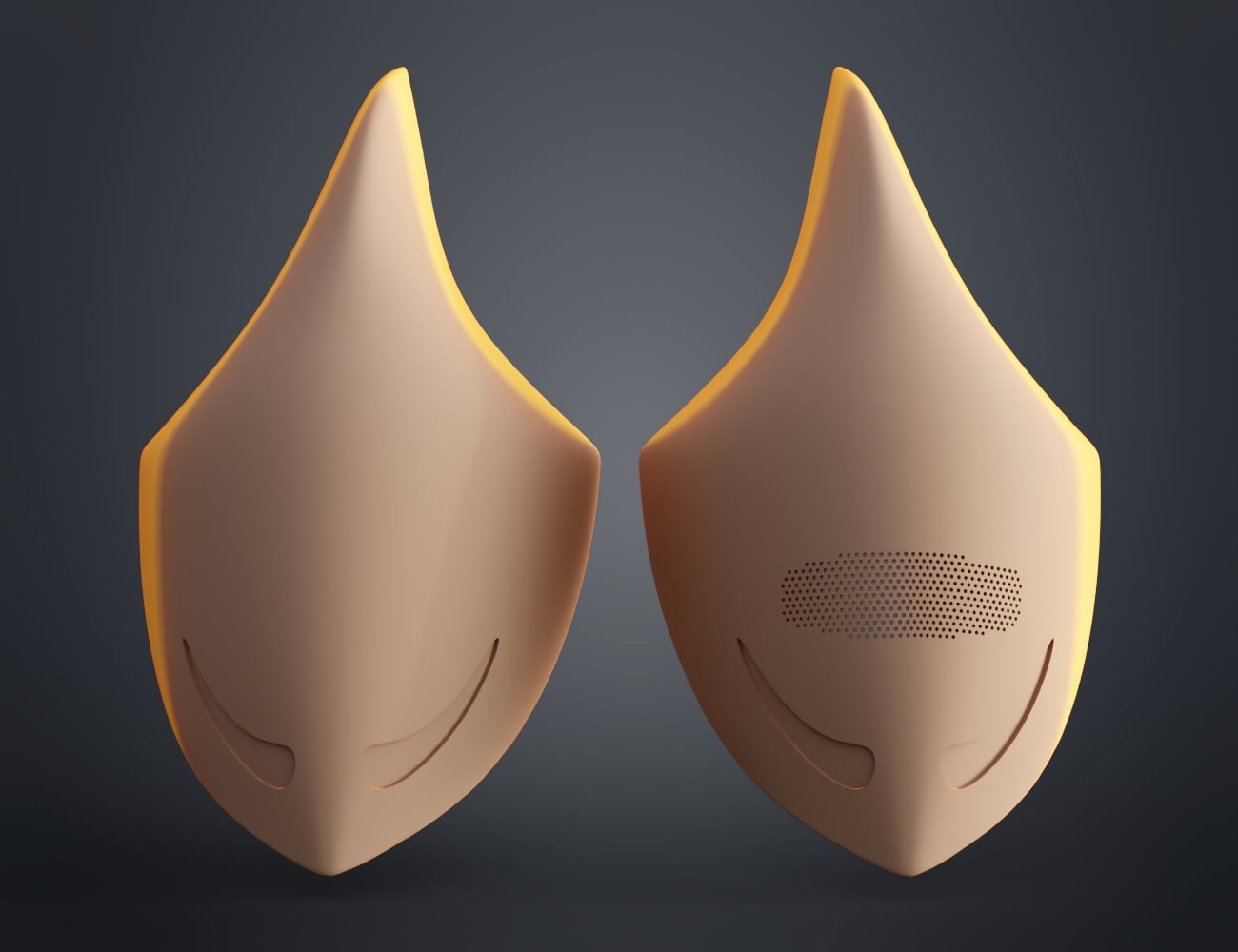 Shakra Mask and Bracers 3d model