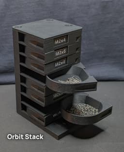 M2 OrbitStack - Swivel Screw Organizer 3d model