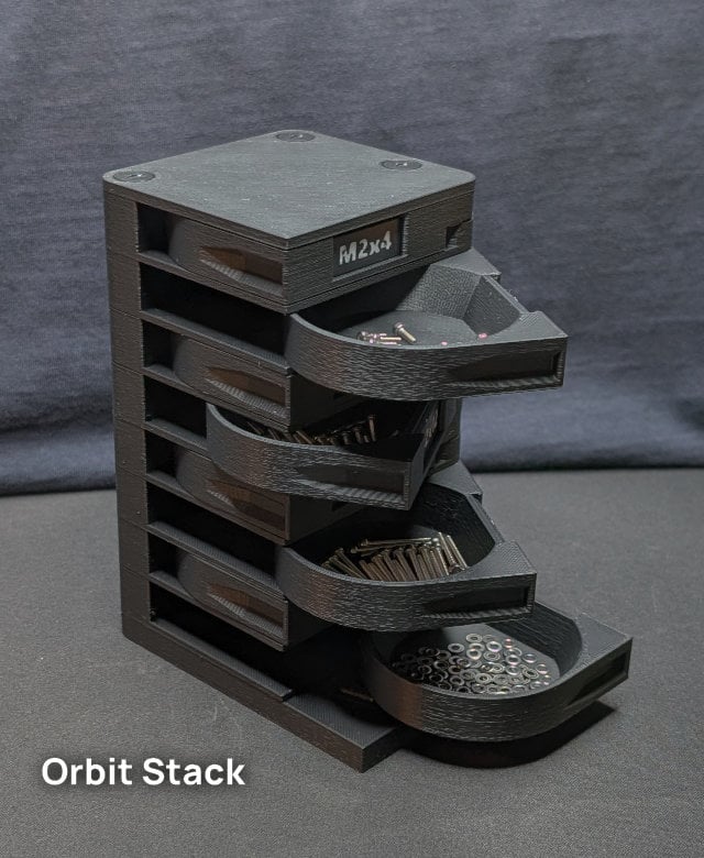 M2 OrbitStack - Swivel Screw Organizer 3d model