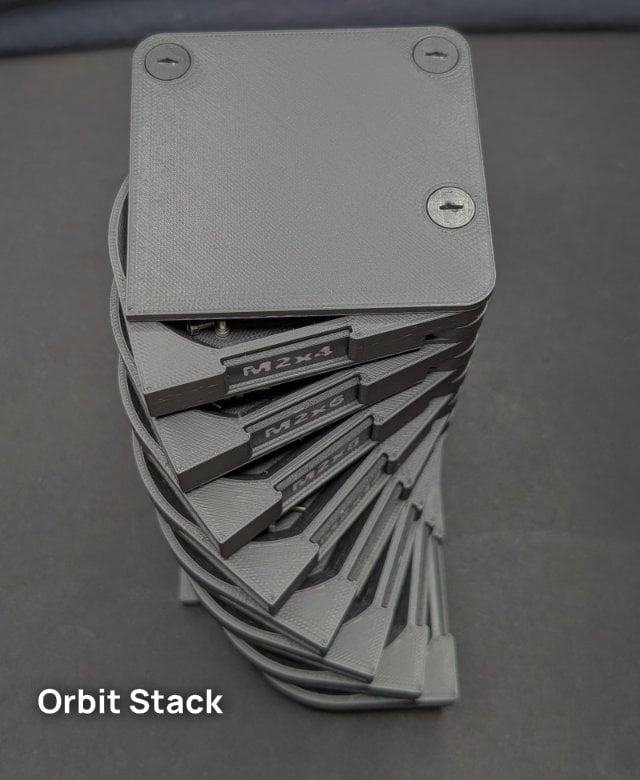 M2 OrbitStack - Swivel Screw Organizer 3d model