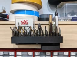 Deburring tool storage and holder 3d model