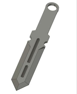 Helldivers 2 Throwing Knife 3d model