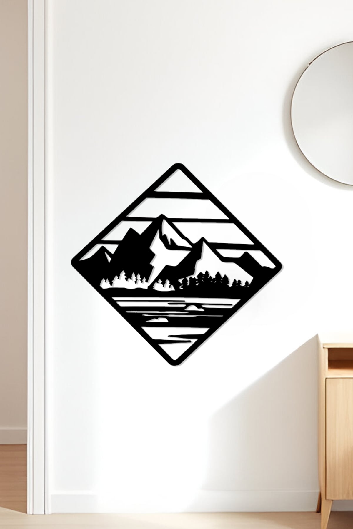 Mountain Wall Art, Wall Decor, Home Decor 3d model