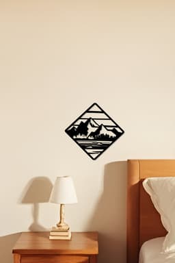 Mountain Wall Art, Wall Decor, Home Decor 3d model