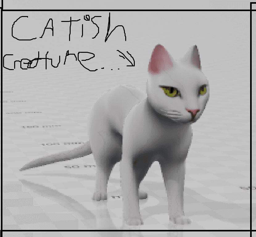 catish creature.stl 3d model
