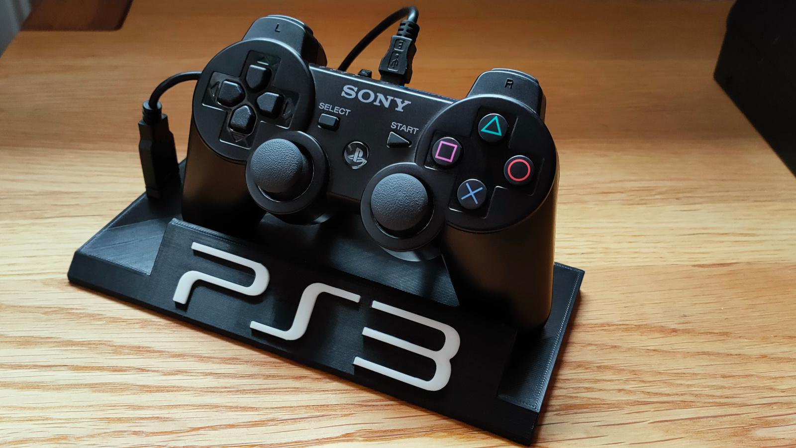 PS3 DualShock Controller Stand With PS3 Logo 3d model