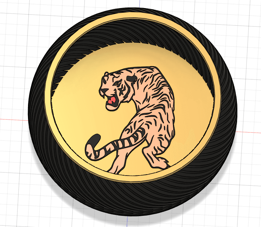 Tiger Bowl 3d model
