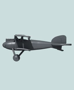 1:144 Albatros D.II 3d model
