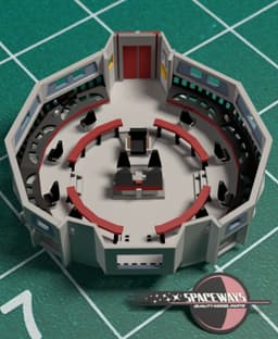 1/350 TOS Bridge with Centered Turbolift 3d model