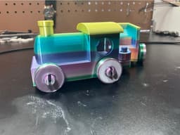 Toy Train With snap-on-wheels! 3d model