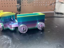 Toy Train With snap-on-wheels! 3d model
