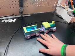 Toy Train With snap-on-wheels! 3d model