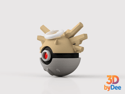 Shedinja Poke Ball 3d model