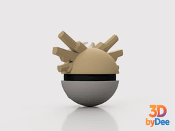 Shedinja Poke Ball 3d model