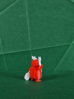 Delibird Low Poly Pokemon 3d model