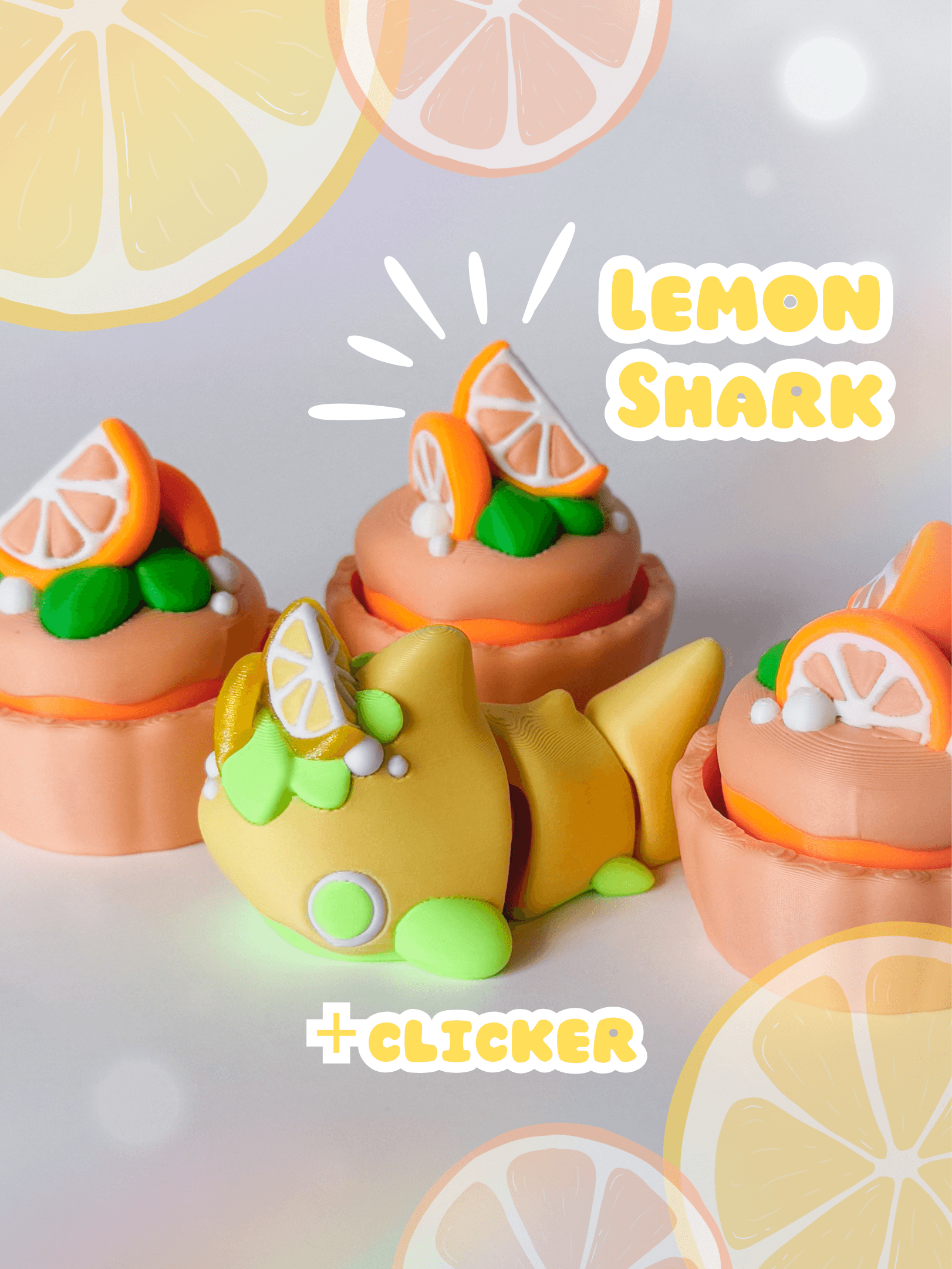 Lemon Shark and Clicker 3d model
