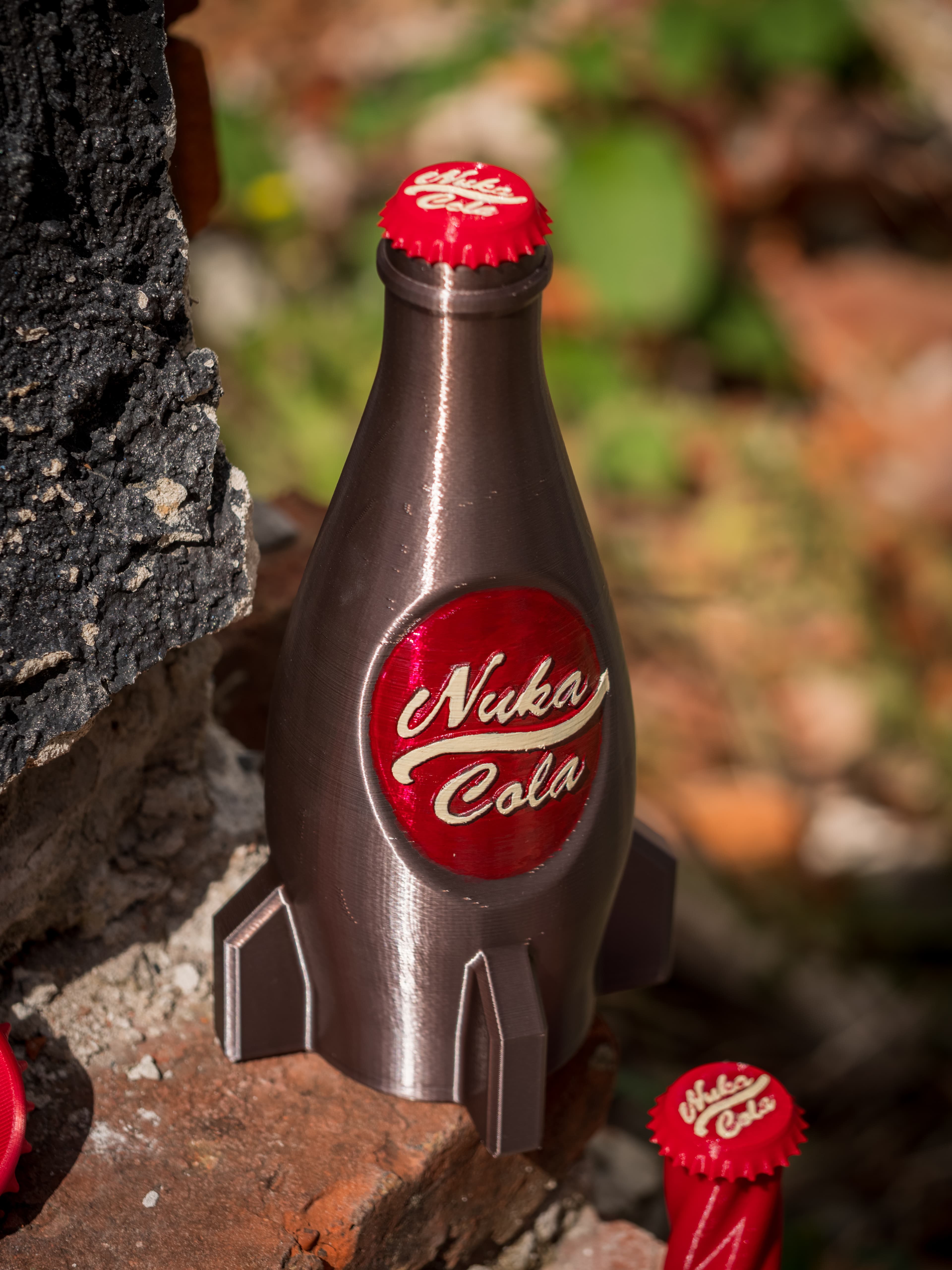 Nuka Cola Bottle - Twist Container Fallout Gamer Design 3d model