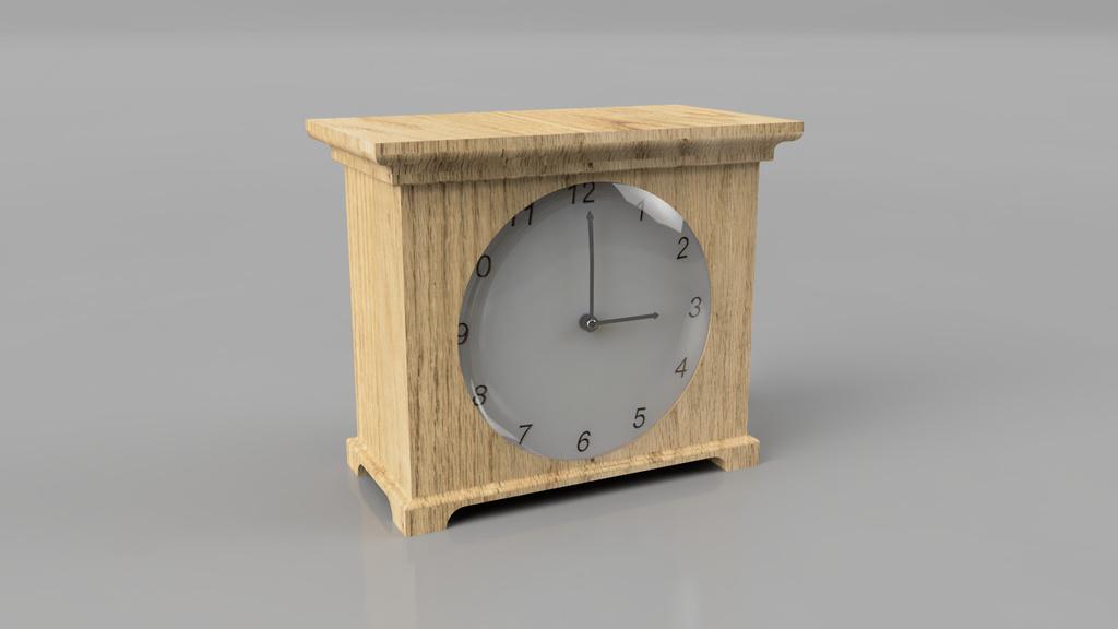 Mantle Clock Model 3d model