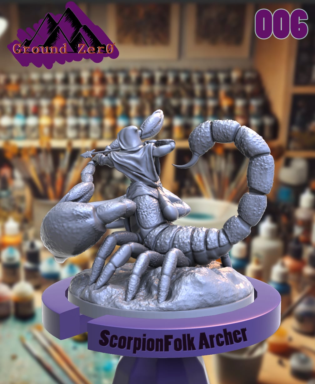 ScorpionFolk Archer 3d model