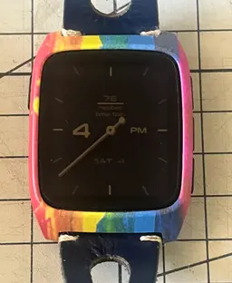 Bumper | Pebble Time 2 Case | Rainbow 3d model