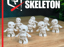 Articulated Skeleton — Tiny Bone Buddy 3d model