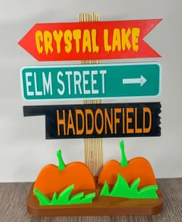 Halloween Display Signs! (No AMS) 3d model