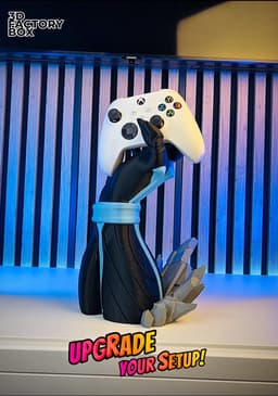 Duo Gaming Controller Stand - Inspired by Kaijo No 8 3d model