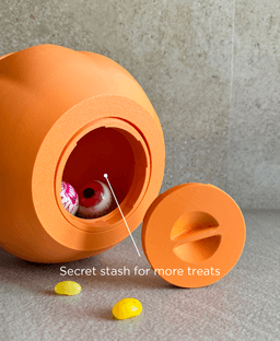 Candkin, Halloween pumpkin treats dispenser. 3d model