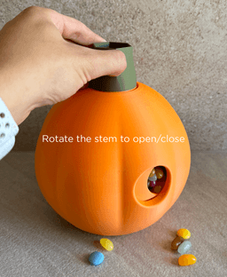 Candkin, Halloween pumpkin treats dispenser. 3d model