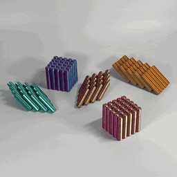 Wobble Crosses Fidget Flexible Toy Print in Place 3d model