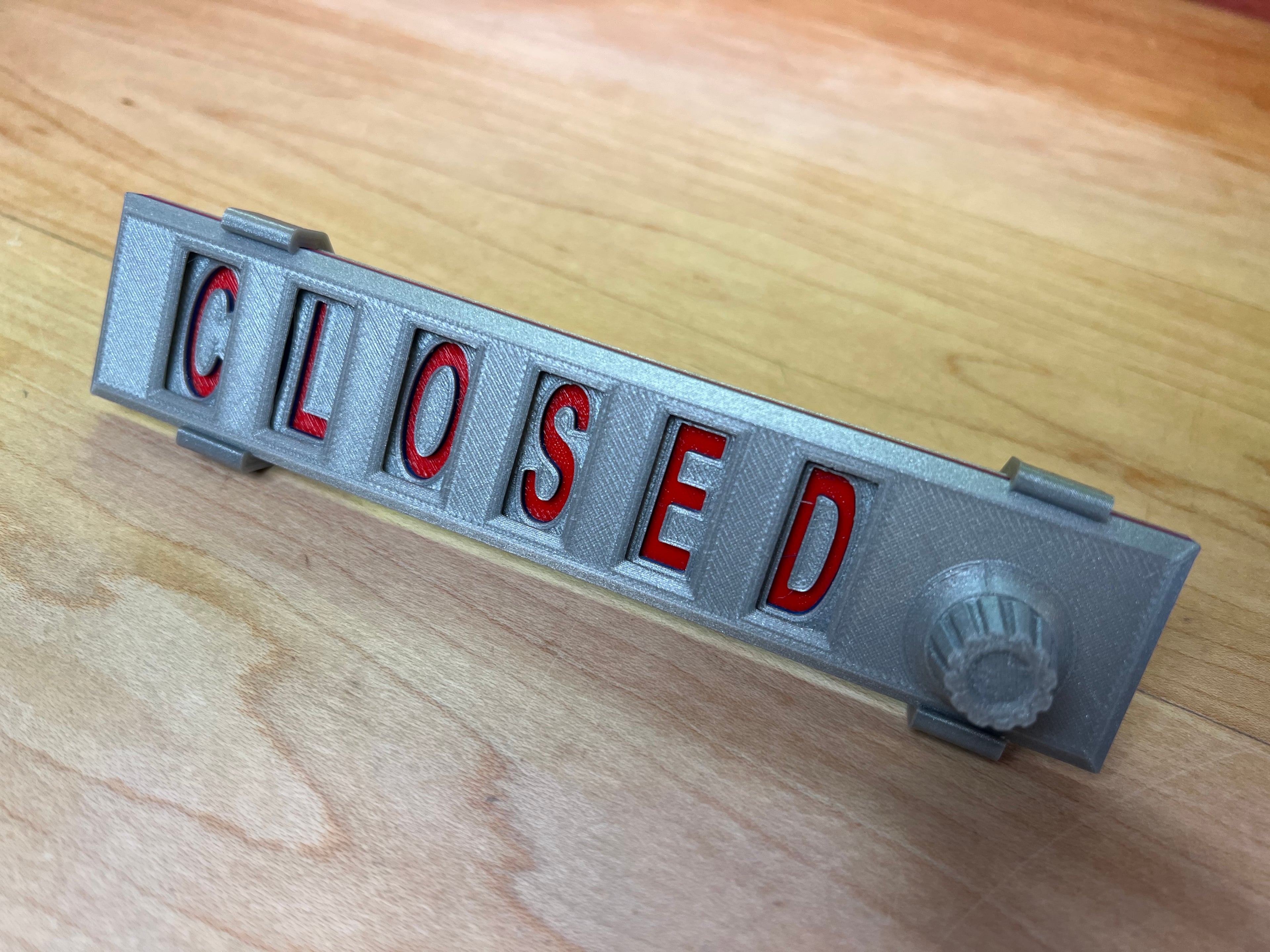Open-Closed Word Swap Sign 3d model