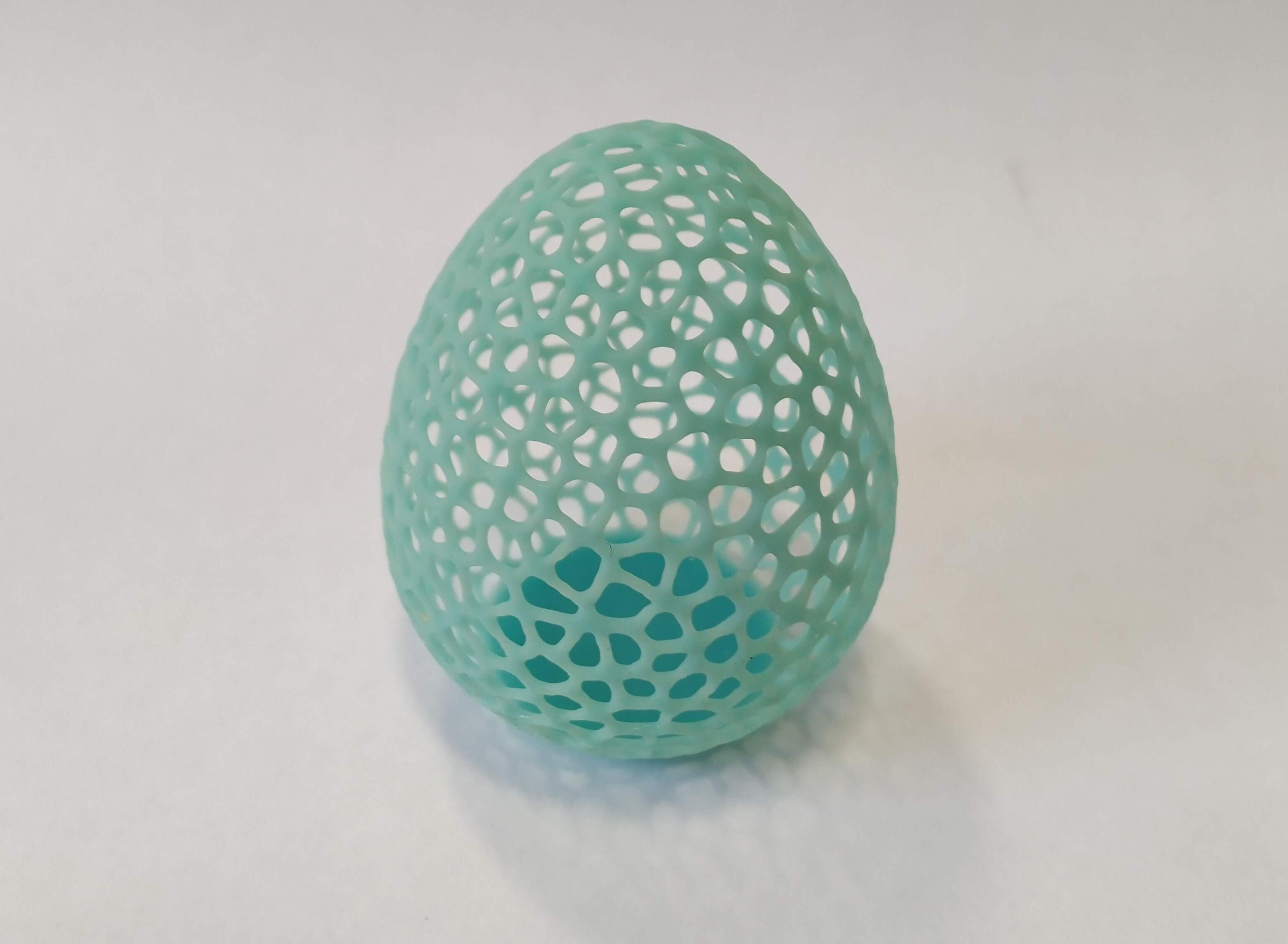 Easy Print Voronoi Egg - Nice model - 3d model