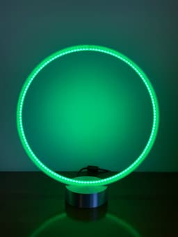 LED RGB DESIGNER CIRCLE RING HALO LIGHT LAMP - App & Music Controlled 3d model