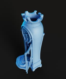 Grandfather Clock Vase STL | Art Decor 3D Print | Vase 3d model