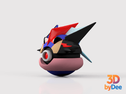 Ash-Greninja Poke Ball 3d model