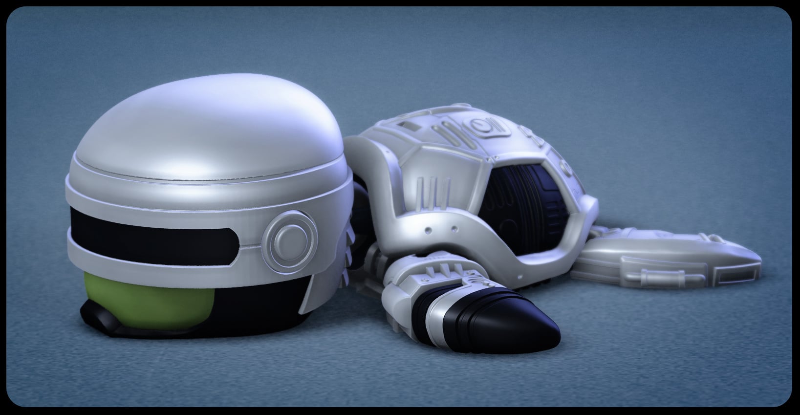 Turtle Robocop STL.stl 3d model