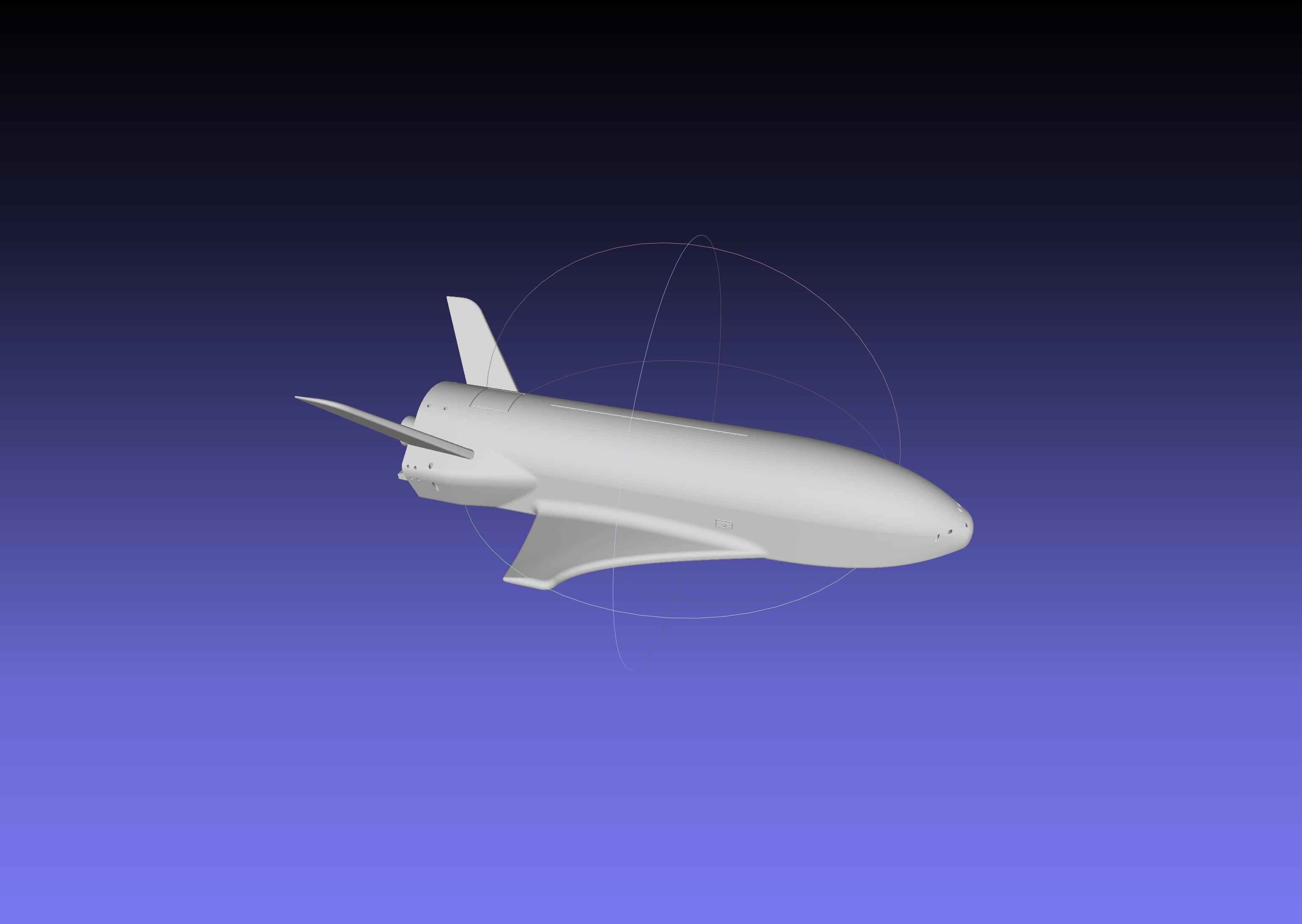 Boeing X-37B OTV Experimental Spaceplane Miniature 3d model