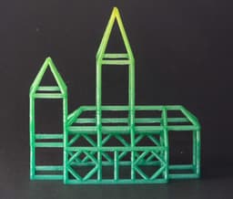 Stick Steeple 3d model