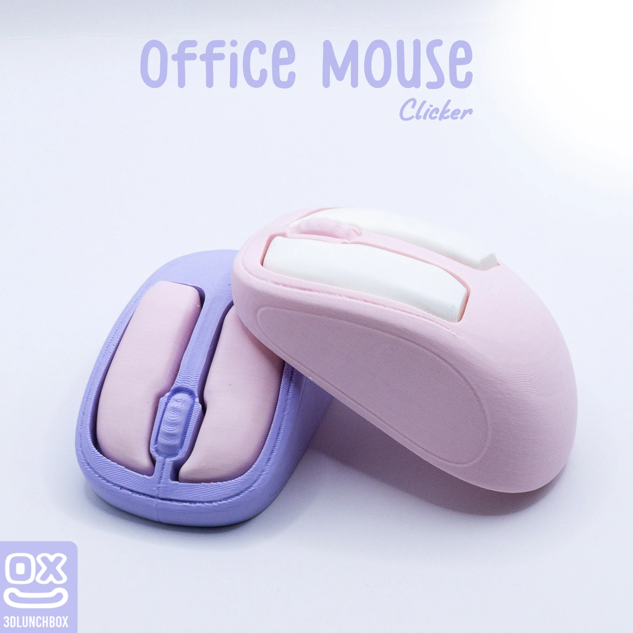 Office Mouse Clicker - Satisfying Fidget Toy 3d model