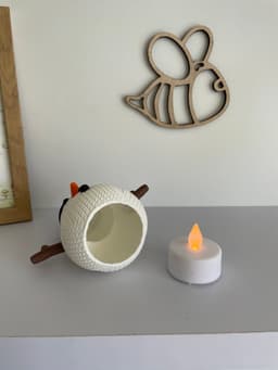 Knitted Snowman Candle Holder / Ornament / Figurine / Multiparts / 3MF 3d model
