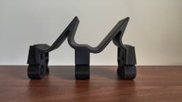 Dual PlayStation Controller Stand 3d model