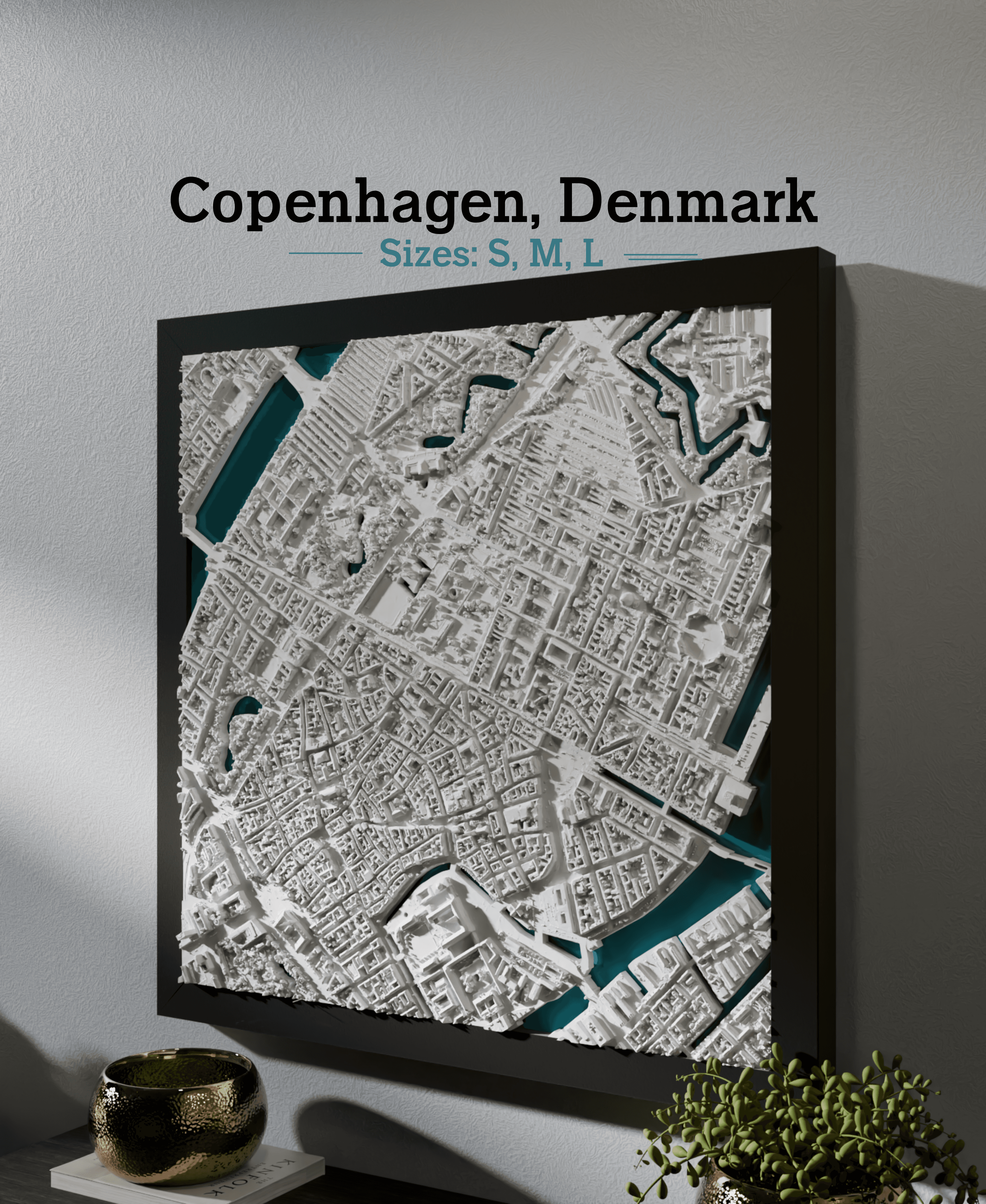 Copenhagen, Denmark - S, M, L, & XL 3d model