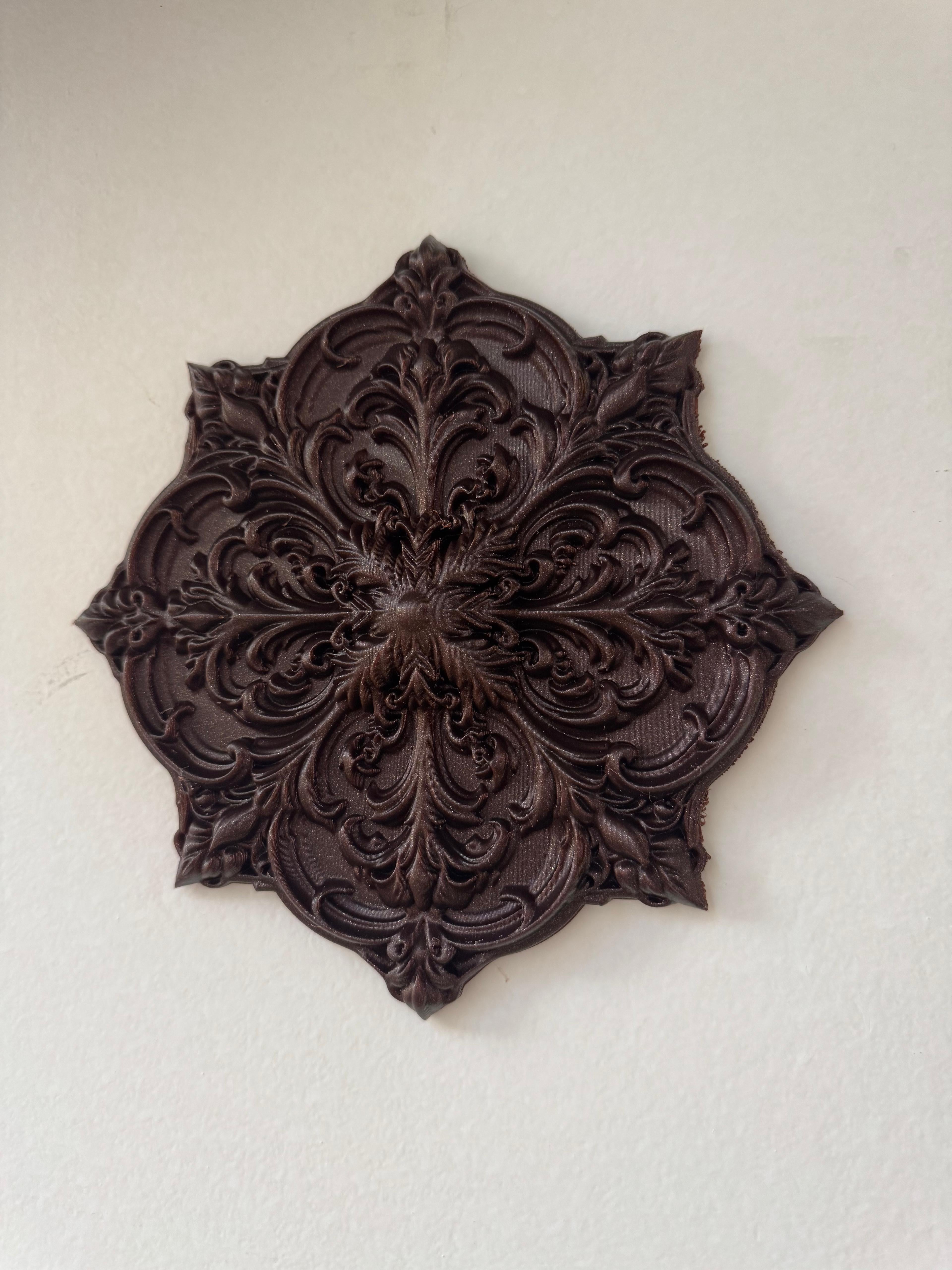 Velmira Medallion Victorian Gothic Wall Decor 3d model