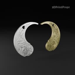 Rose Tico and Paige Tico Otomok medallion 3d model