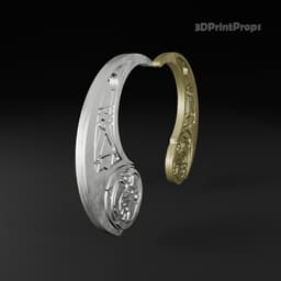 Rose Tico and Paige Tico Otomok medallion 3d model