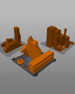 DH-X Heavy Blaster Rifle - Edge of the Empire 3d model
